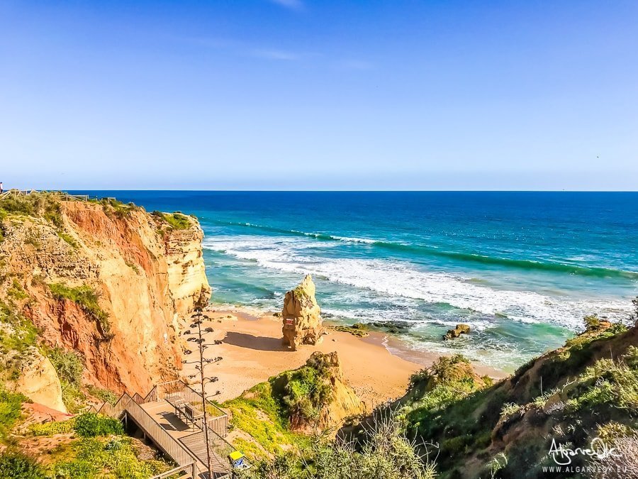 spiaggia costa Portimao Algarve Portogallo